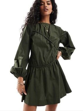 ASOS | Dresses | Long Sleeved Sea Foam Green Dress With Flower Embroidery | Poshmark ASOS | Dresses | Long Sleeved Sea Foam Green Dress With Flower Embroidery | Poshmark
